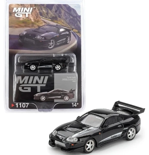 1/64 Mini GT Toyota Supra VeilSide Combat V-II (Black) Diecast Car Model
