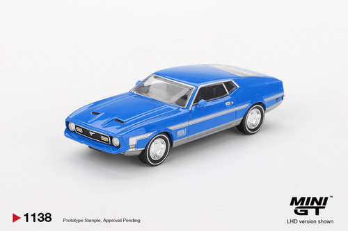 1/64 Mini GT Ford Mustang Mach 1 Mach I (Grabber Yellow) Diecast