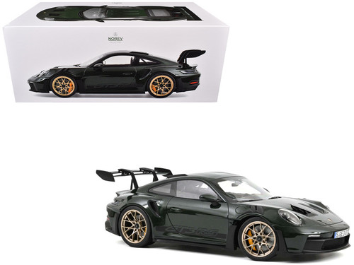 1/12 Norev 2022 Porsche 911 (992) GT3 RS (Jet Green Metallic) Car Model