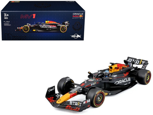 1/24 BBurago 2024 Formula 1 Max Verstappen Red Bull RB20 #1 Formula 1 World Champion Car Model