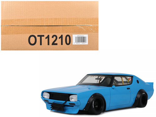 1/18 OTTO Nissan Skyline 2000 GT-R (KPGC110) By LB-Works (Blue) Car Model