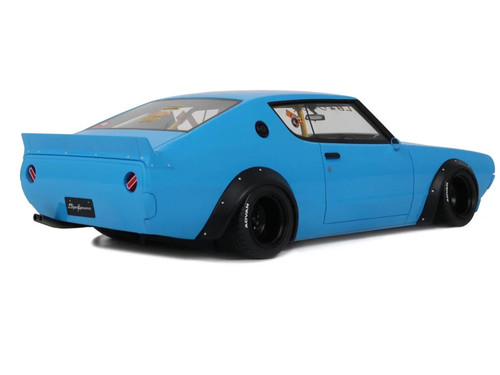 1/18 OTTO Nissan Skyline 2000 GT-R (KPGC110) By LB-Works (Blue) Car Model