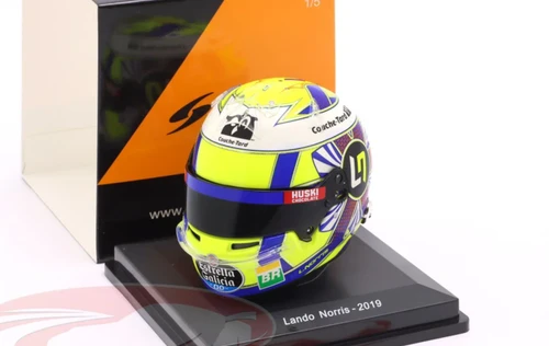 1/5 Spark 2019 Formula 1 McLaren F1 Team Lando Norris Helmet Model