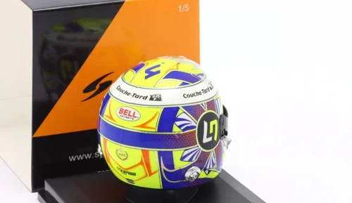 1/5 Spark 2019 Formula 1 McLaren F1 Team Lando Norris Helmet Model