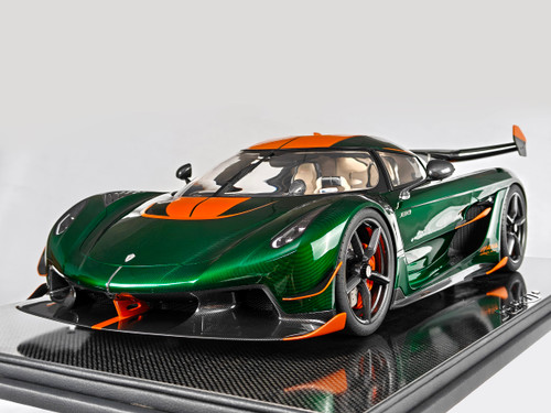 1/12 Frontiart Koenigsegg Jesko 7317 (Green Tinted Carbon) Car