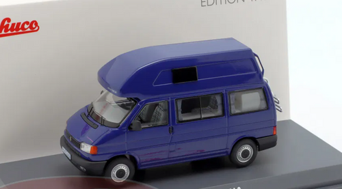 1/43 Schuco Volkswagen VW T4 Campervan (Blue) Car Model