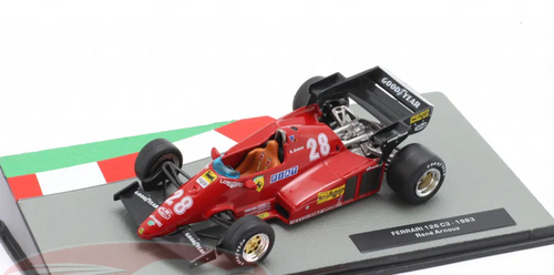 1/43 Altaya 1983 Rene Arnoux Ferrari 126C3 #28 Car Model