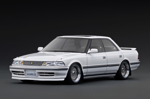 1/18 IG Ignition Model Toyota Mark II 2.5 Grande Limited (GX81) (White) Car Model