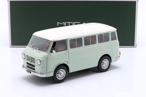 1/18 Mitica 1967 Alfa Romeo F-12 Minibus Series 1 (Light Green) Diecast Car Model