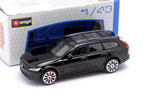 1/43 BBurago 2022 Volvo V90 Cross Country Station Wagon (Black) Diecast Car Model