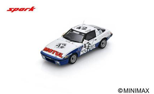 1/43 Spark Mazda RX-7 TWR No.42 5th Spa 24H 1981 M. Duez - J. Allam - C. Nicholson  Car Model