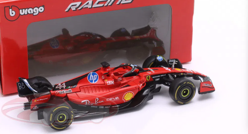1/43 BBurago 2025 Formula 1 Lewis Hamilton Ferrari SF-23 #44 1st Rollout Fiorano Test Car Model