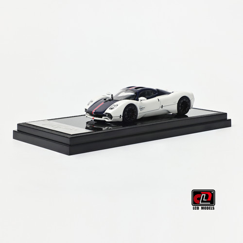 1/64 LCD Pagani Utopia (White & Blue Carbon) Diecast Car Model