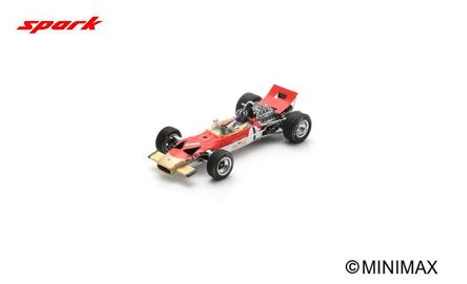1/43 Spark Lotus 49B No.1 Winner Monaco GP 1969  Graham Hill Car Model