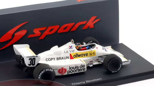 1/43 Spark Arrows A6 No.30 Dutch GP 1983 Thierry Boutsen Car Model