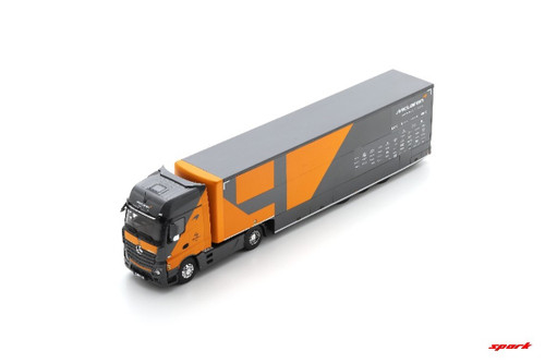 1/43 Spark Mercedes Actros Truck McLaren F1 Team Transportation Truck Model