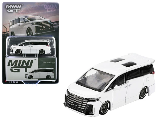 1/64 Mini GT Toyota Vellfire 40 KUHL White Diecast Car Model