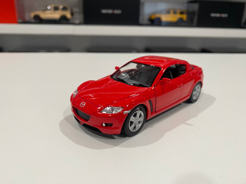 Mazda RX-8 カスタムミニカー　1/36 1/36 Kinsmart Mazda RX-8 RX8 (Black) Pull Back Toy Car Model (New