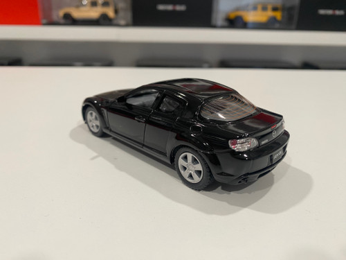 1/36 Kinsmart Mazda RX-8 RX8 (Black) Pull Back Toy Car Model (New no retail box)