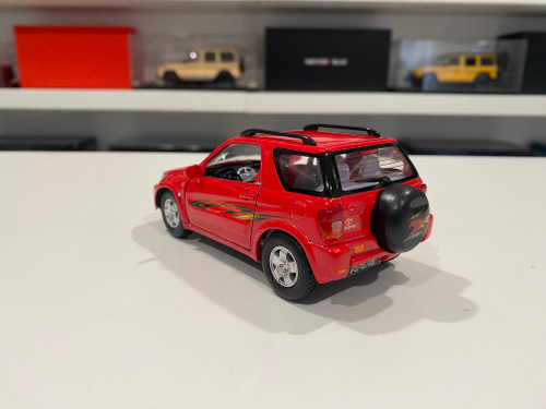 1/32 Kinsmart 2000 Toyota Rav 4 (Red) Pullback Toy Model Car (New no retail box)