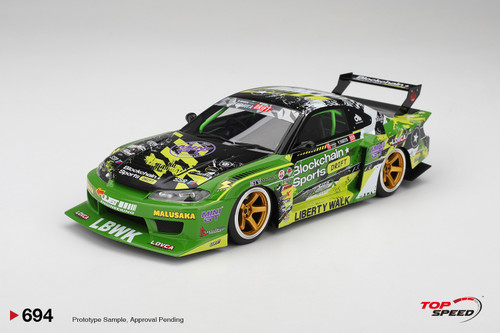 1/18 Top Speed Nissan LB-Super Silhouette S15 Silvia #555 2023