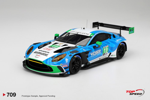 1/18 Top Speed Aston Martin Vantage GT3 Evo #19 van der Steur Racing 2025 IMSA Daytona 24 Hrs Car Model