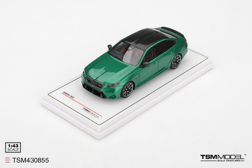 カーニバル -QB-LRP 1/43 TSM BMW M5 G90 (Isle of Man Green Metallic) Car Model