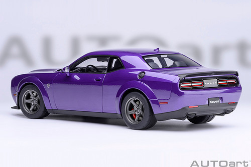 1/18 AUTOart 2023 1/18 Doge Challenger SRT Super Stock (Plum Crazy Purple) Car Model