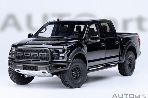 1/18 AUTOart 2019 Ford F-150 Raptor Supercrew (Agate Black) Car Model