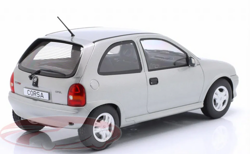 1/18 ModelCarGroup 1993-1997 Opel Corsa B GSI (Silver Grey Metallic) Diecast Car Model