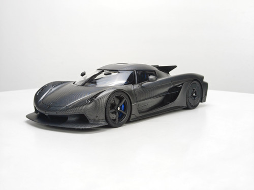 1/18 Frontiart Koenigsegg Jesko Absolut Naked Carbon Black Car Model Limited 100 Pieces