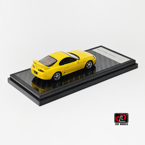 1/64 LCD Toyota Supra MK4 A80 (Yellow) Diecast Car Model