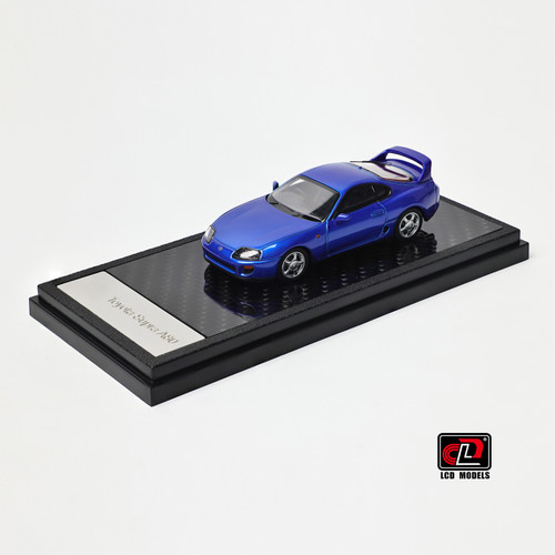 1/64 LCD Toyota Supra MK4 A80 (Blue) Diecast Car Model