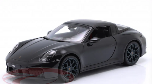 1/18 Maisto 2025 Porsche 911 (992.2) Targa 4 GTS Hybrid (Black) Diecast Car Model