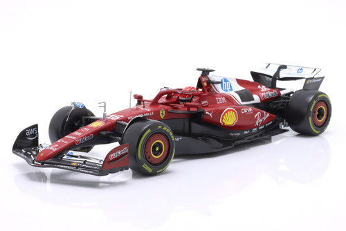 1/18 BBurago 2025 Formula 1 Charles Leclerc Ferrari SF-25 #16 Diecast Car Model