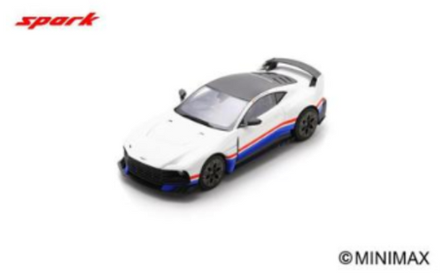 1/18 Spark Aston Matin Valiant (White & Blue) Goodwood) Car Model