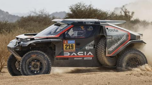 1/43 Spark Dacia Sandrider No.219 The Dacia Sandriders Dakar Rally 2025  S. Loeb – F. Lurquin Car Model