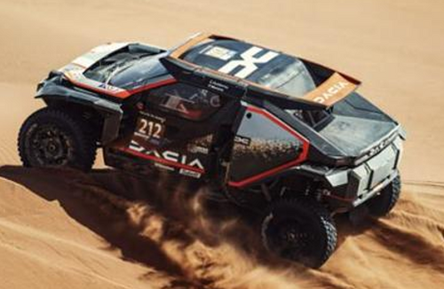 1/43 Spark Dacia Sandrider No.212 The Dacia Sandriders 41st Dakar Rally 2025  H.C. Gutierrez – H.P. Moreno Car Model
