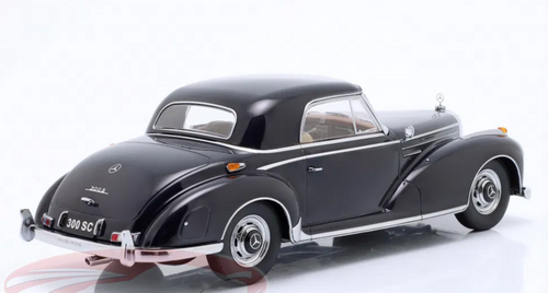 1/18 KK-Scale 1955 Mercedes-Benz 300 SC Coupe (W188) (Dark Blue) Diecast Car Model