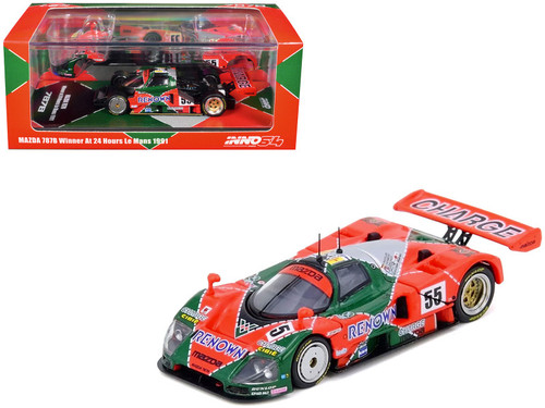 1/64 Inno 1991 Mazda 787B Winner 24 Hrs Le Mans Diecast Car Model