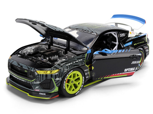 Ford Mustang RTR #25 Vaughn Gittin Jr. "Formula Drift PRO Championship" (2025) with Lights "RTR Vehicles" Series 1/24 Diecast Model Car by Jada