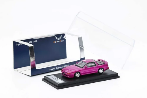 【YUU】 1/64 DCT Toyota Supra (A70) (Purple) Diecast Car Model