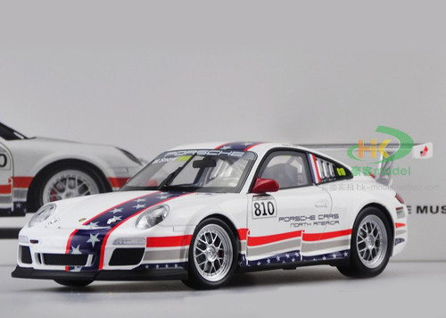 1/18 PORSCHE 911 GT3 CUP #810 (WHITE) DIECAST CAR MODEL