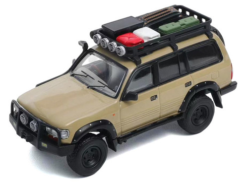 1/64 GCD Toyota Land Cruiser 80 (Yellow) Diecast Car Model