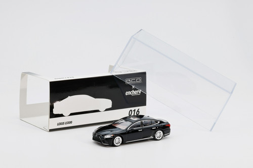 1/64 GCD X Enchery Lexus LS500 (Black) Diecast Car Model