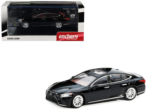 1/64 GCD X Enchery Lexus LS500 (Black) Diecast Car Model