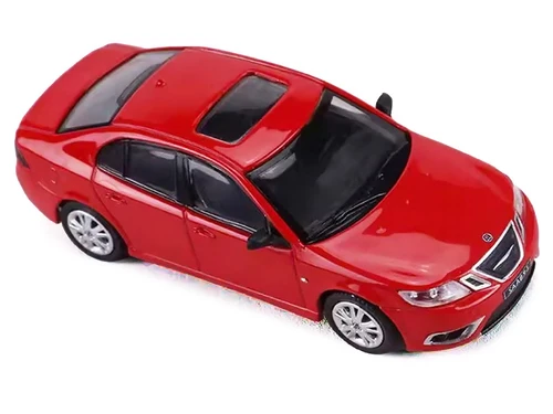 1/64 GCD X Enchery Saab 9-3 (Red) Diecast Car Model