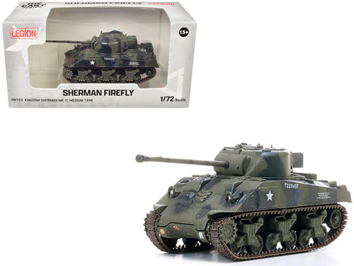 Sherman Firefly Mk.VC Medium Tank "Polish 1st Armoured Division Black Devils Battle of Falaise France" (1944) Polish Armed Forces in the West 1/72 Diecast Model by Legion