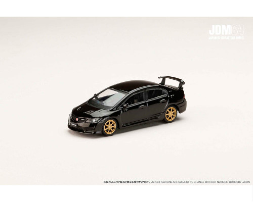 1/64 Hobby Japan Honda Mugen Civic Type R (FD2) (Crystal Black Pearl) Diecast Car Model