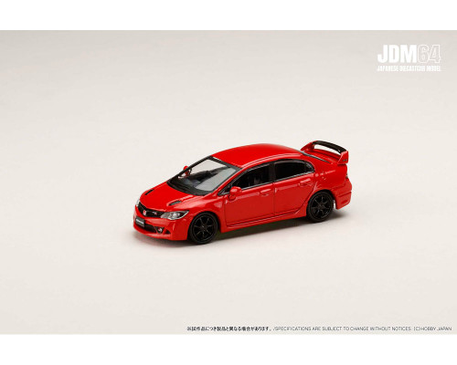 1/64 Hobby Japan Honda Mugen Civic RR (FD2) (Milano Red) Diecast Car Model